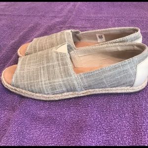 Tom’s Natural Metallic Alpargata Espadrille